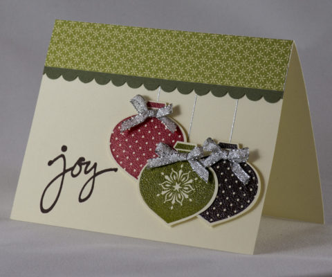Ornamental Joy Christmas Card 1